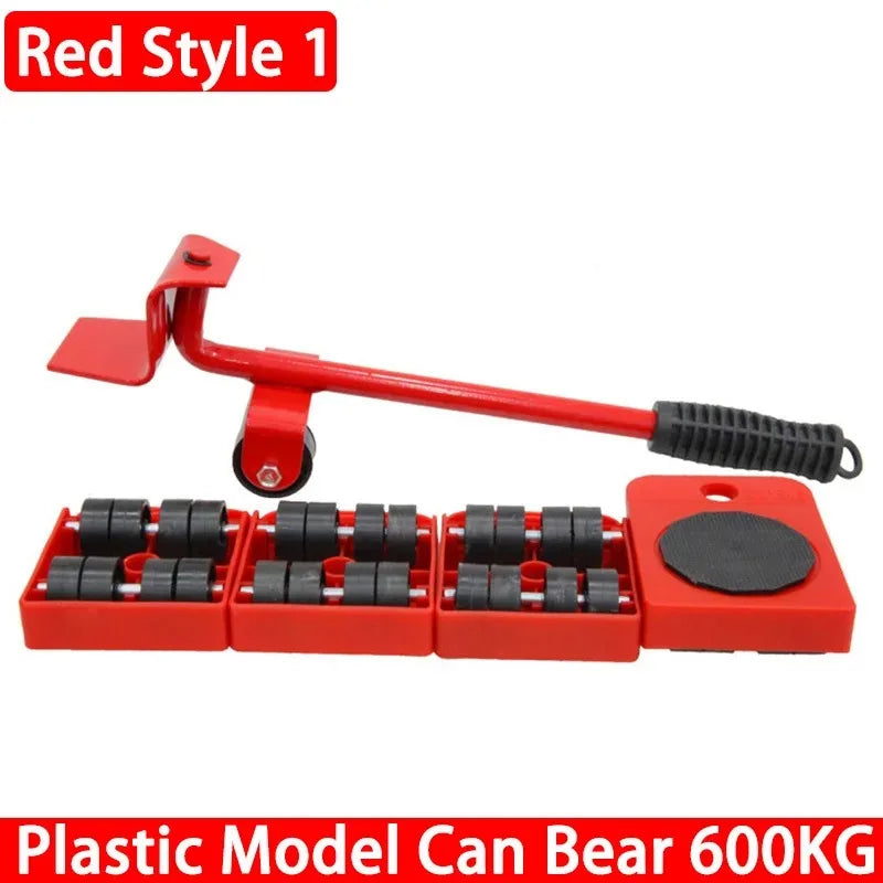 5 PCS Furniture Moving Transport Roller Set