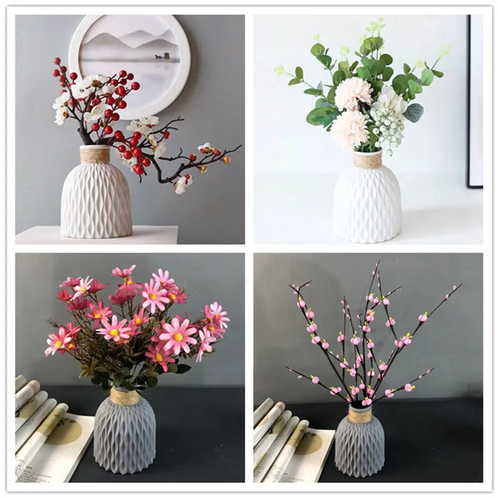 1PC Water Ripple Plastic Vase Wave Flower Pot