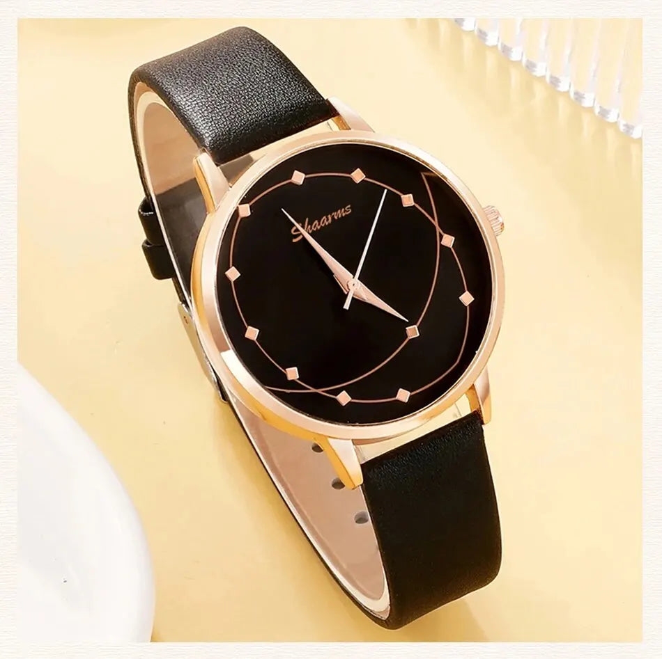 5pcs Set Women Fashion Watch