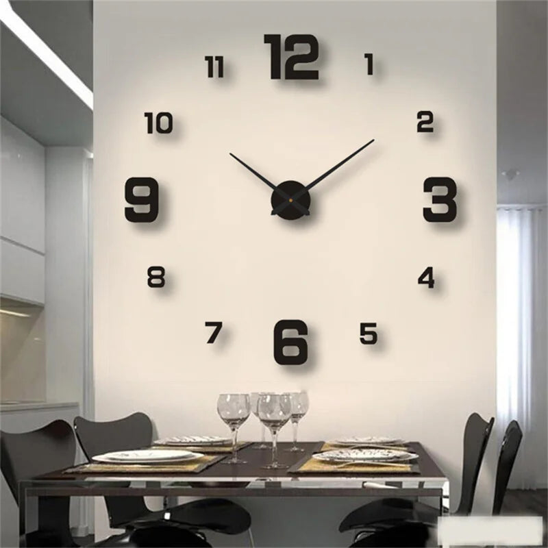 DIY Wall Clock 40cm/16'' Frameless