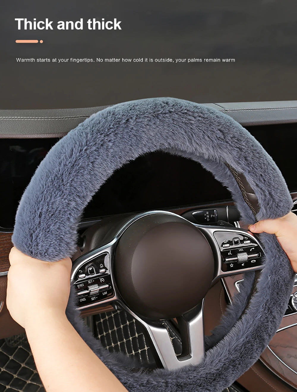 1 PCS Car Steering Wheel Cover Protector