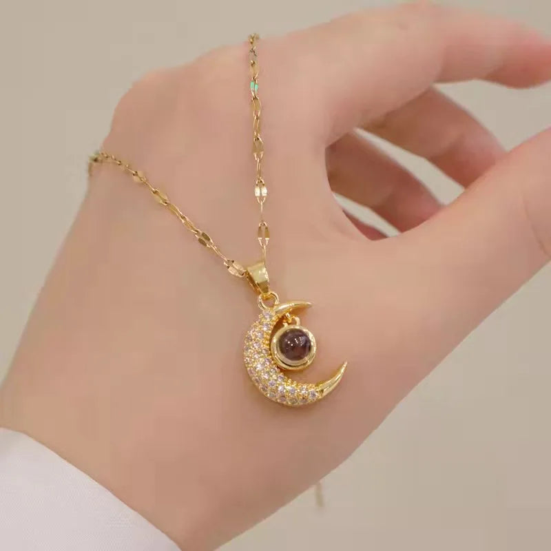 Fashion Star Moon Necklace for Women