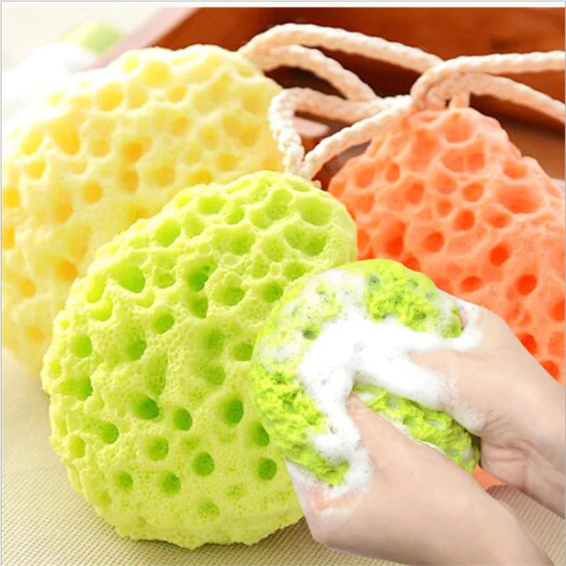 Bath Shower Wash Body Pot Sponge Scrubber