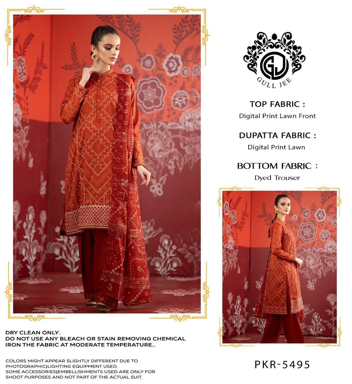 Digital Printed Lawn Suite By Gull Jee