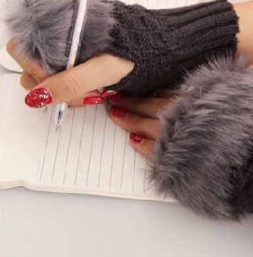 Women Winter Arm Warmer Gloves